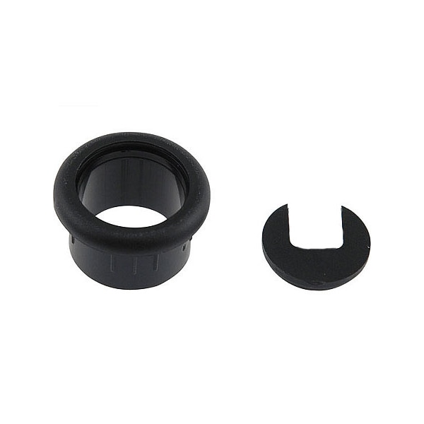Electriduct Phone/Fax Grommet- 1"- Black GR-PFG-100-BK - main